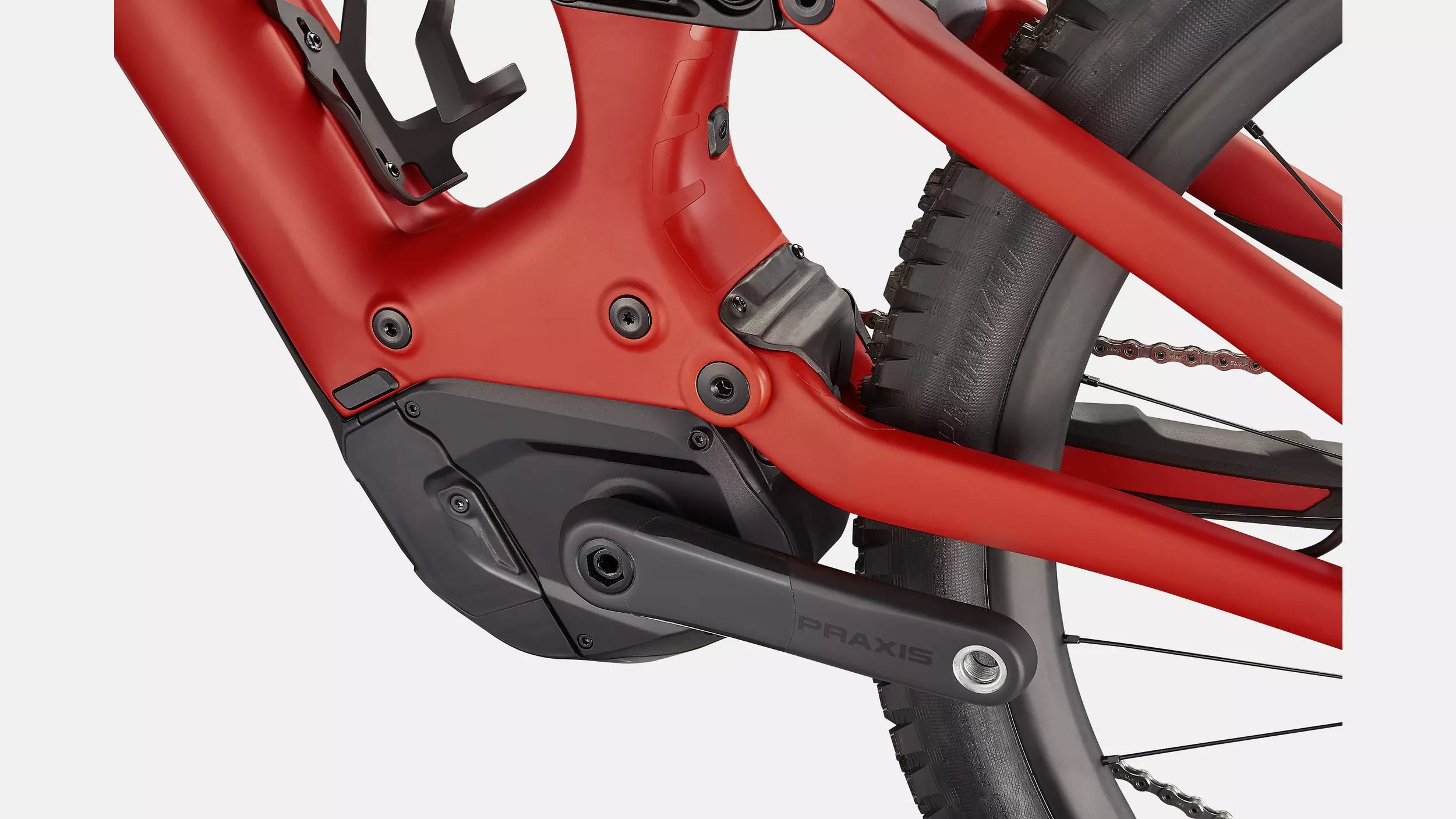 Bicicleta Turbo Levo Pro Carbon, Roja