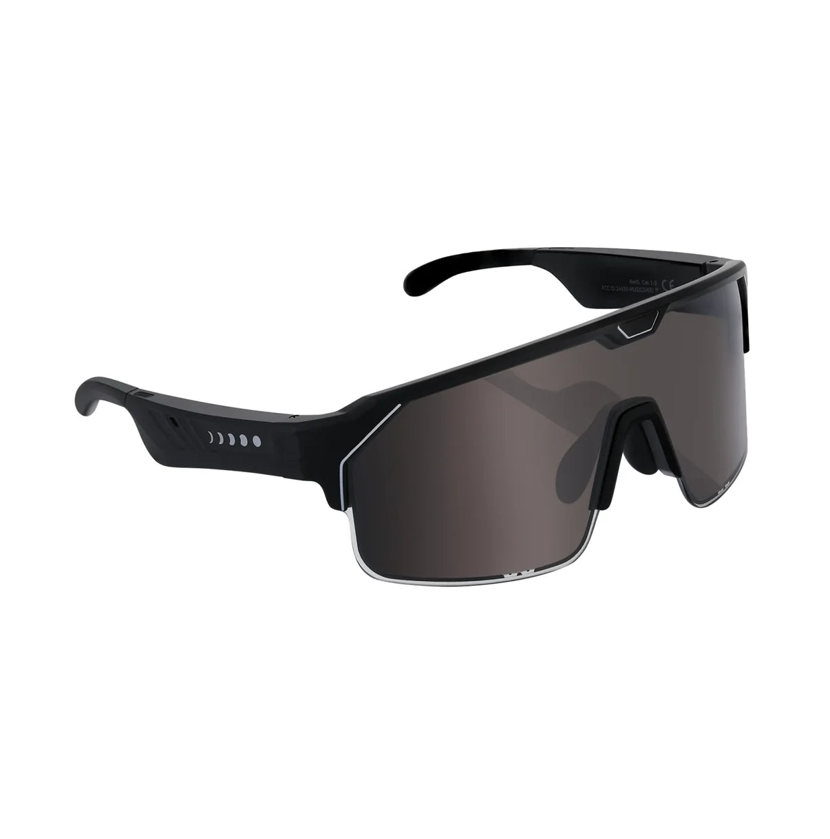 Gafas Music Shield, Black/Smoke