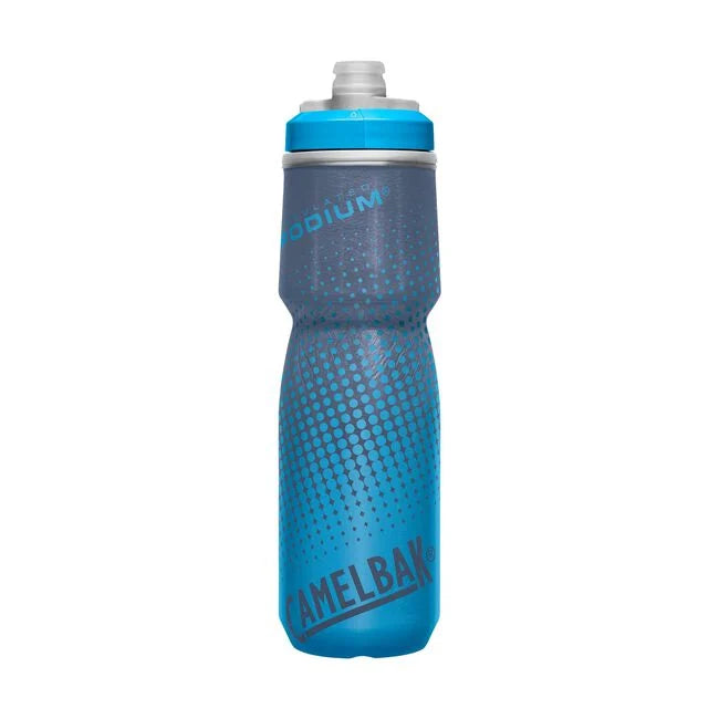 Botella Caramañola Bicicleta, Podium® Chill™ de 710ml, Blue Dot