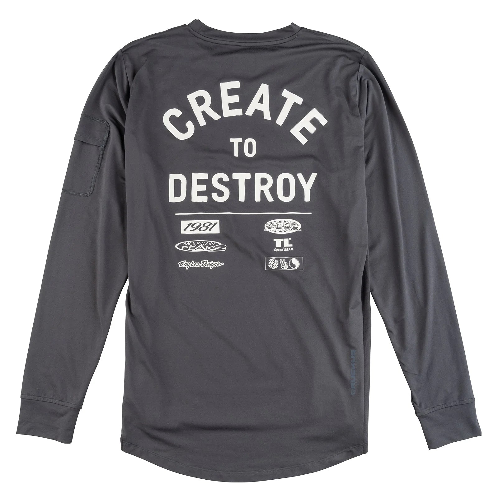 JERSEY RUCKUS LS DESTROY CARBON