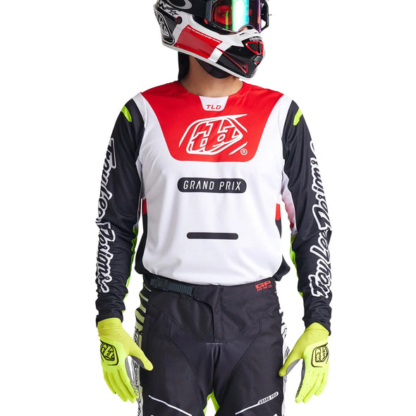 JERSEY GP PRO BLENDS WHITE GLO RED