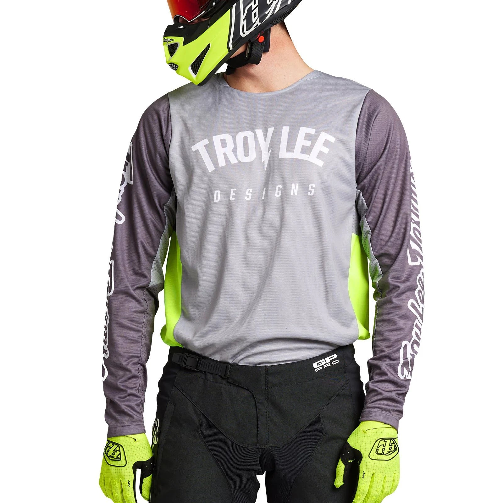 JERSEY GP PRO BOLTZ SILVER GLO GREEN