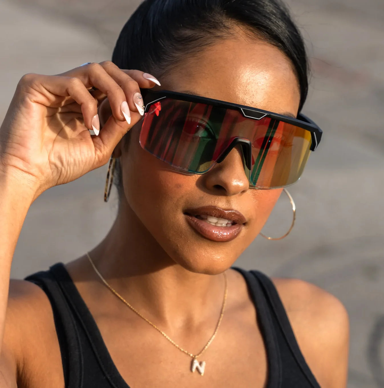 Gafas Music Shield Gen 2, Black/Fire