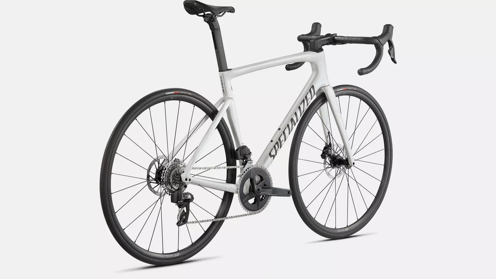 Bicicleta Tarmac SL7 Comp - Rival eTap AXS, Gloss Metallic White Silver/Smoke