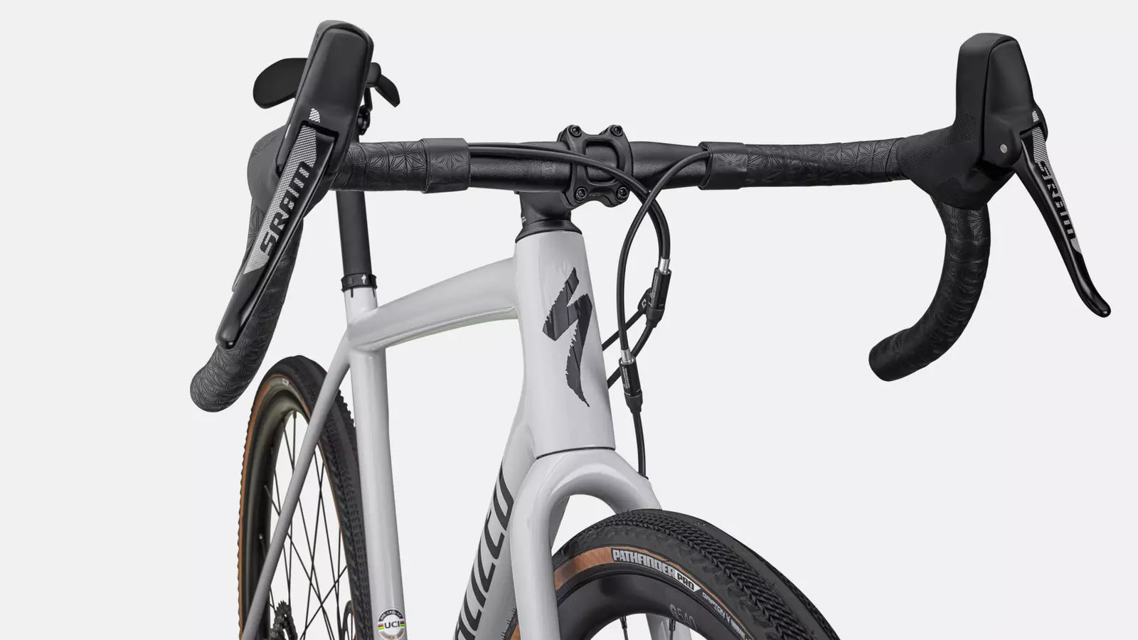 Bicicleta Crux Comp, Gloss dove grey/Metallic navy