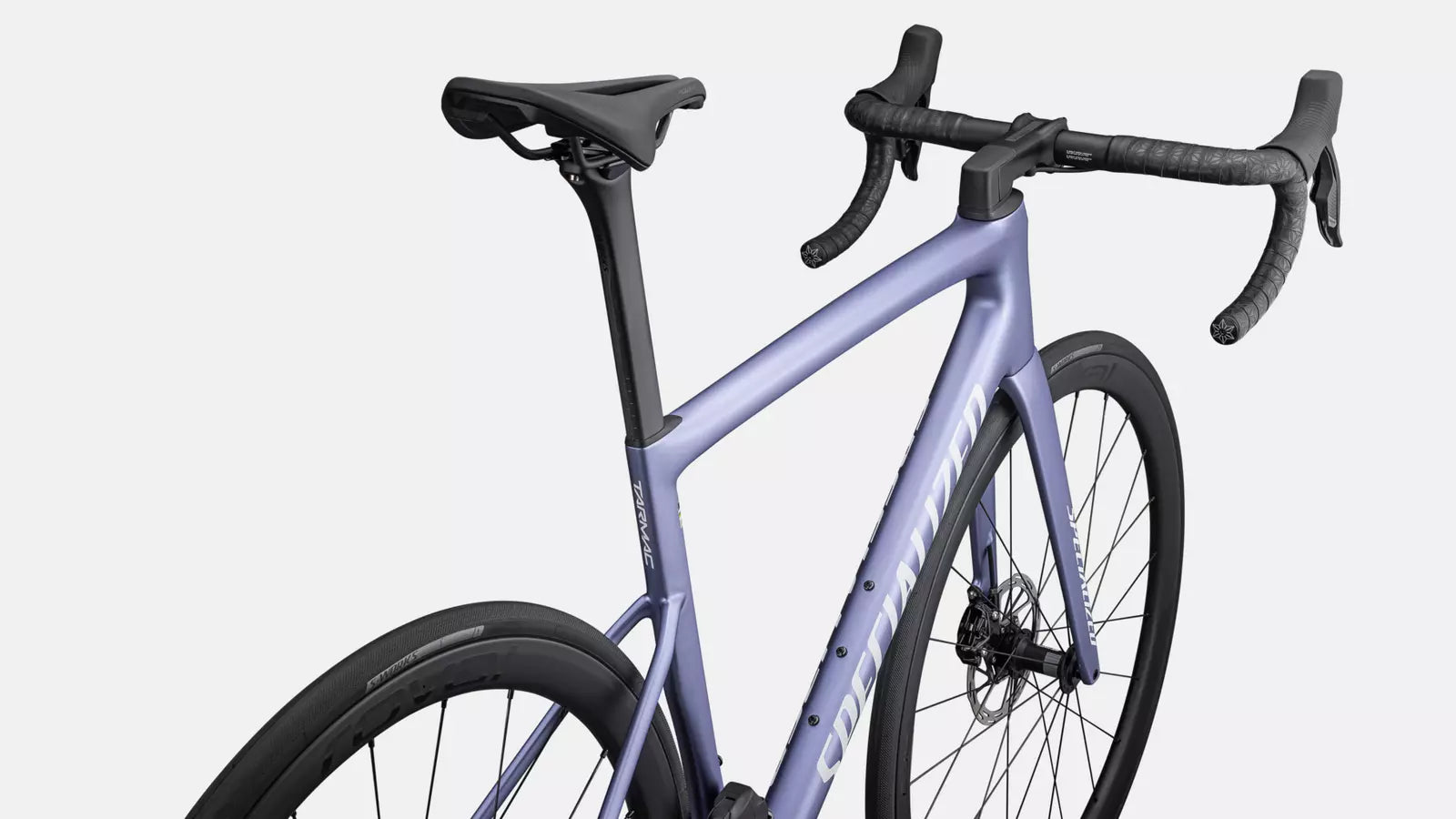 Bicicleta Tarmac SL8 Expert Satin powder indigo tint over silver