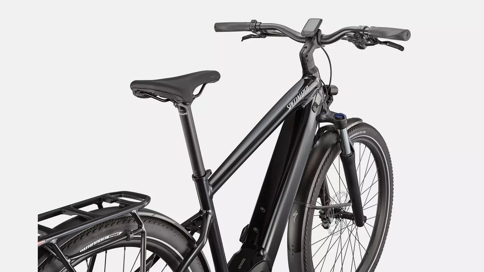 Bicicleta Turbo Vado 3.0, Cast Black/Silver Reflective