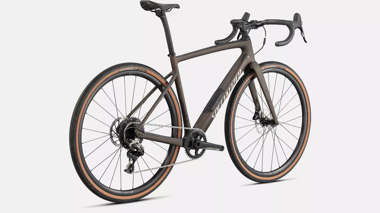 Bicicleta Diverge Comp Carbon, Satin Gunmetal/White