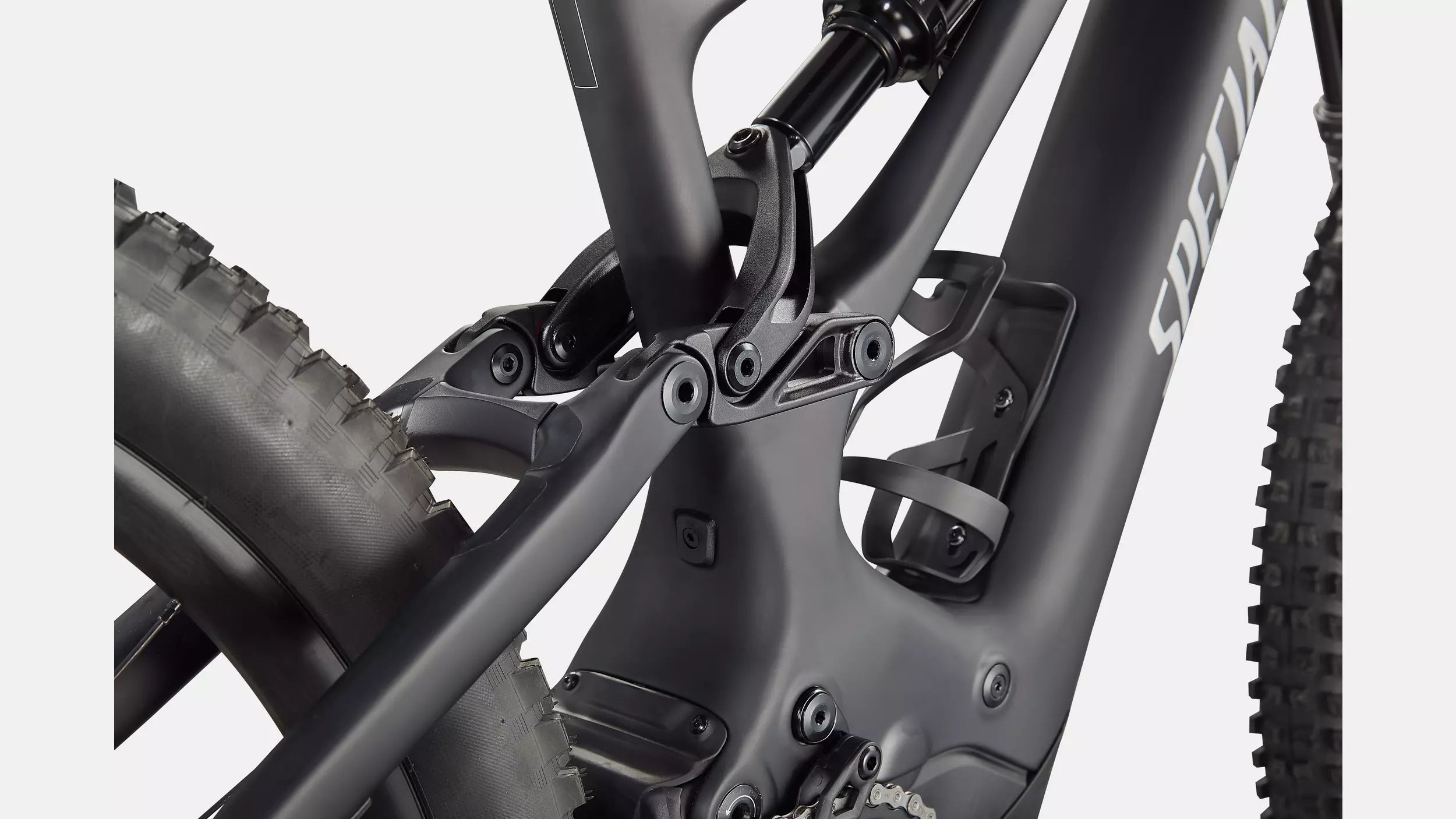 Bicicleta Turbo Levo Comp Carbon, Satin Black/Light Silver
