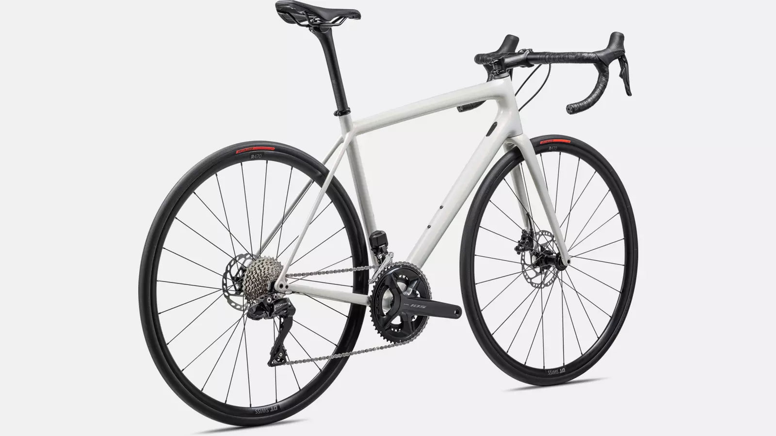 Bicicleta Aethos Comp-Shimano 105 Di2, Gloss Red Ghost Pearl over Dune White