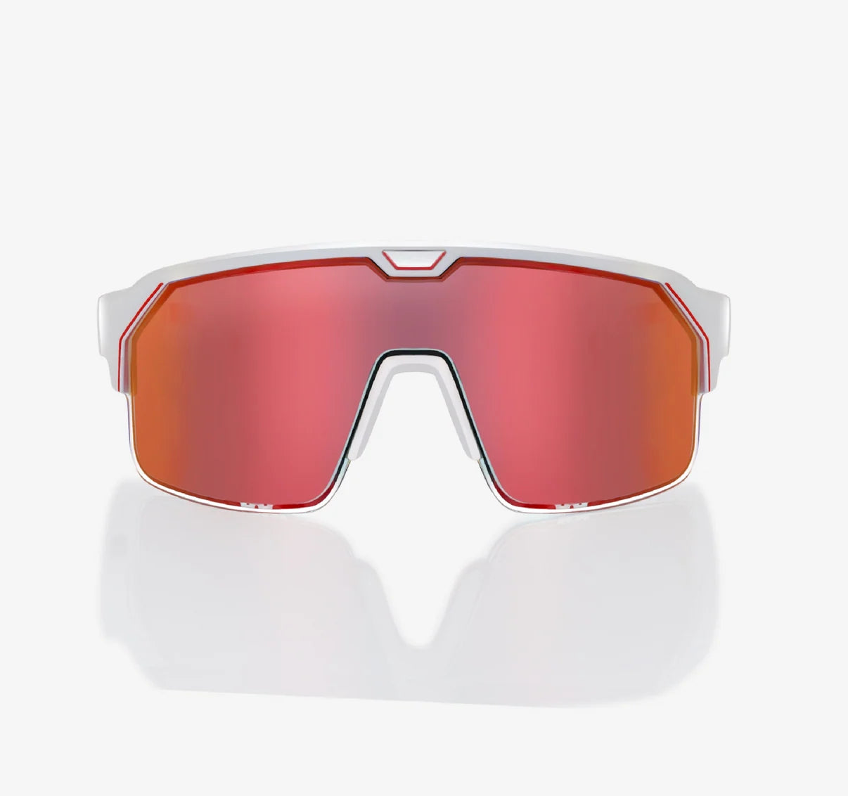 Gafas Music Shield, White/Fire