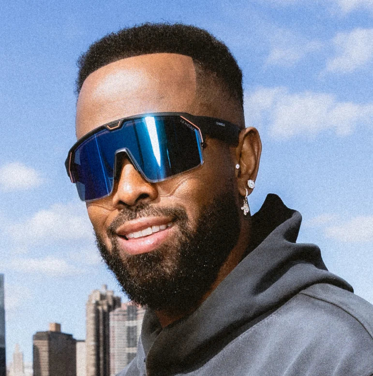 Gafas Music Shield, LA MELAZA Black/Blue