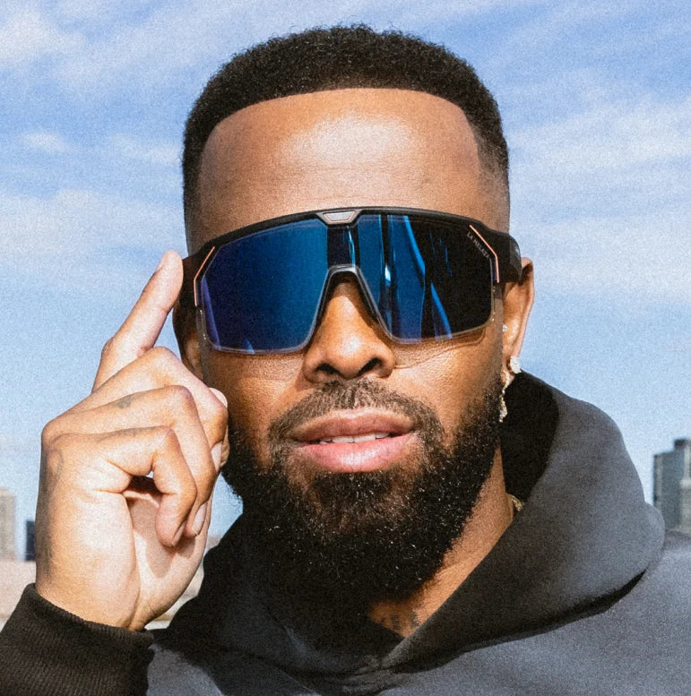 Gafas Music Shield, LA MELAZA Black/Blue