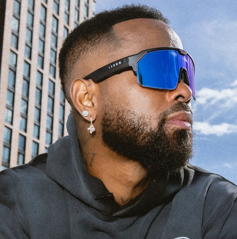 Gafas Music Shield, LA MELAZA Black/Blue
