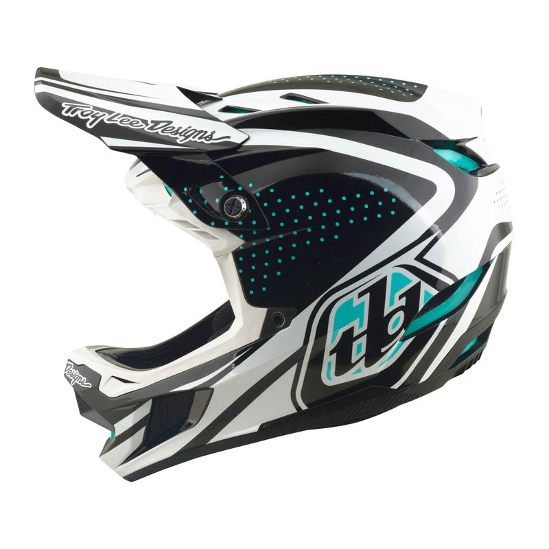 CASCO D4 POLYACRYLITE HELMET THE LINE CHARCOAL WHITE