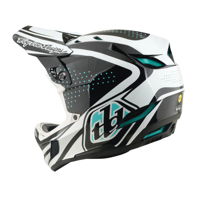 CASCO D4 POLYACRYLITE HELMET THE LINE CHARCOAL WHITE