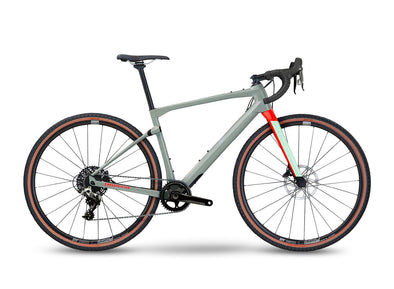 Bicicleta UNRESTRICTED ONE, Speckle grey/Neon red