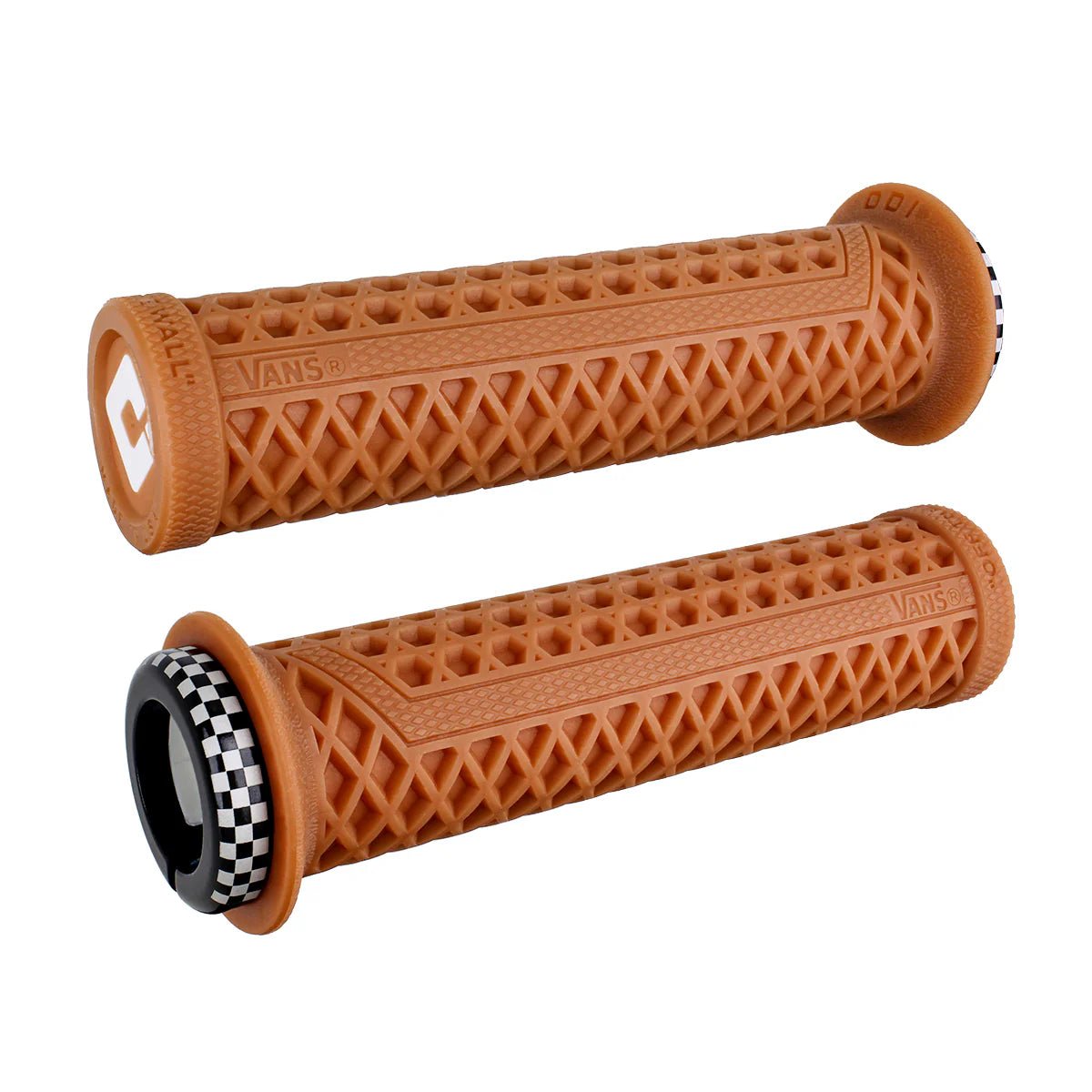 Grips Lock-On MTB V2.1 Vans - Gum/White Checker - Pidiendo Pista