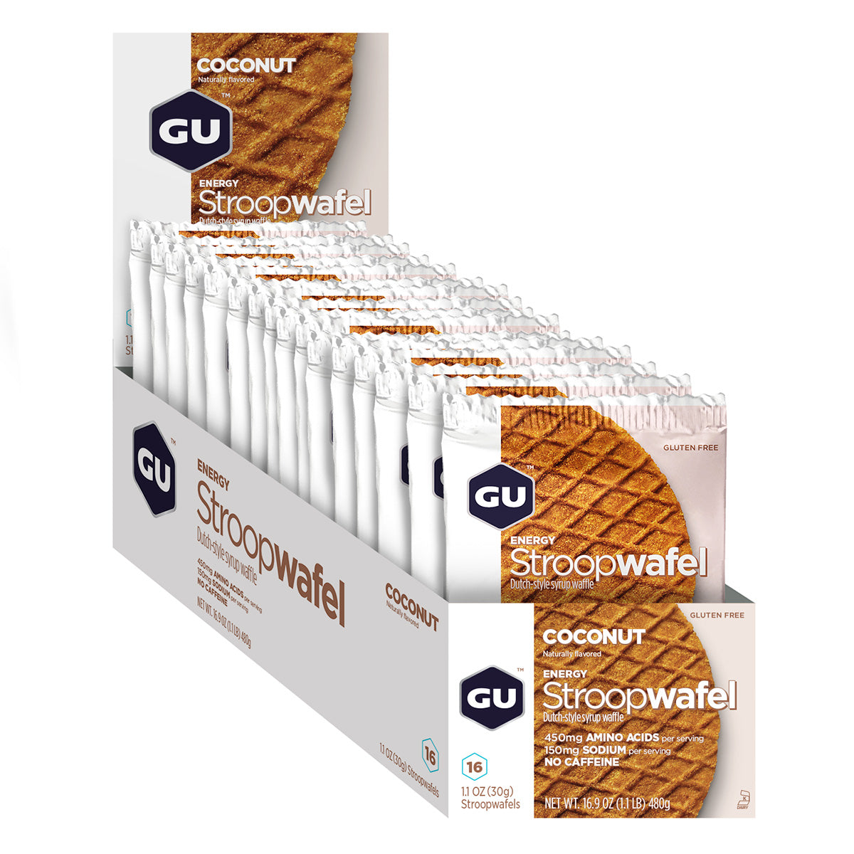 Energy Stroopwafel - Coconut, Caja 16