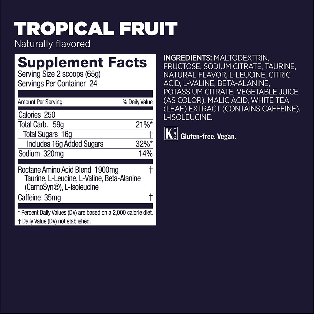 Roctane Drink Mix, Tropical Fruit, 24 Ser