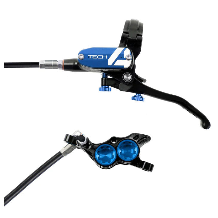 Freno Tech 4 E4 Disc Brake, Delantero y Trasero - 74mm, Azul