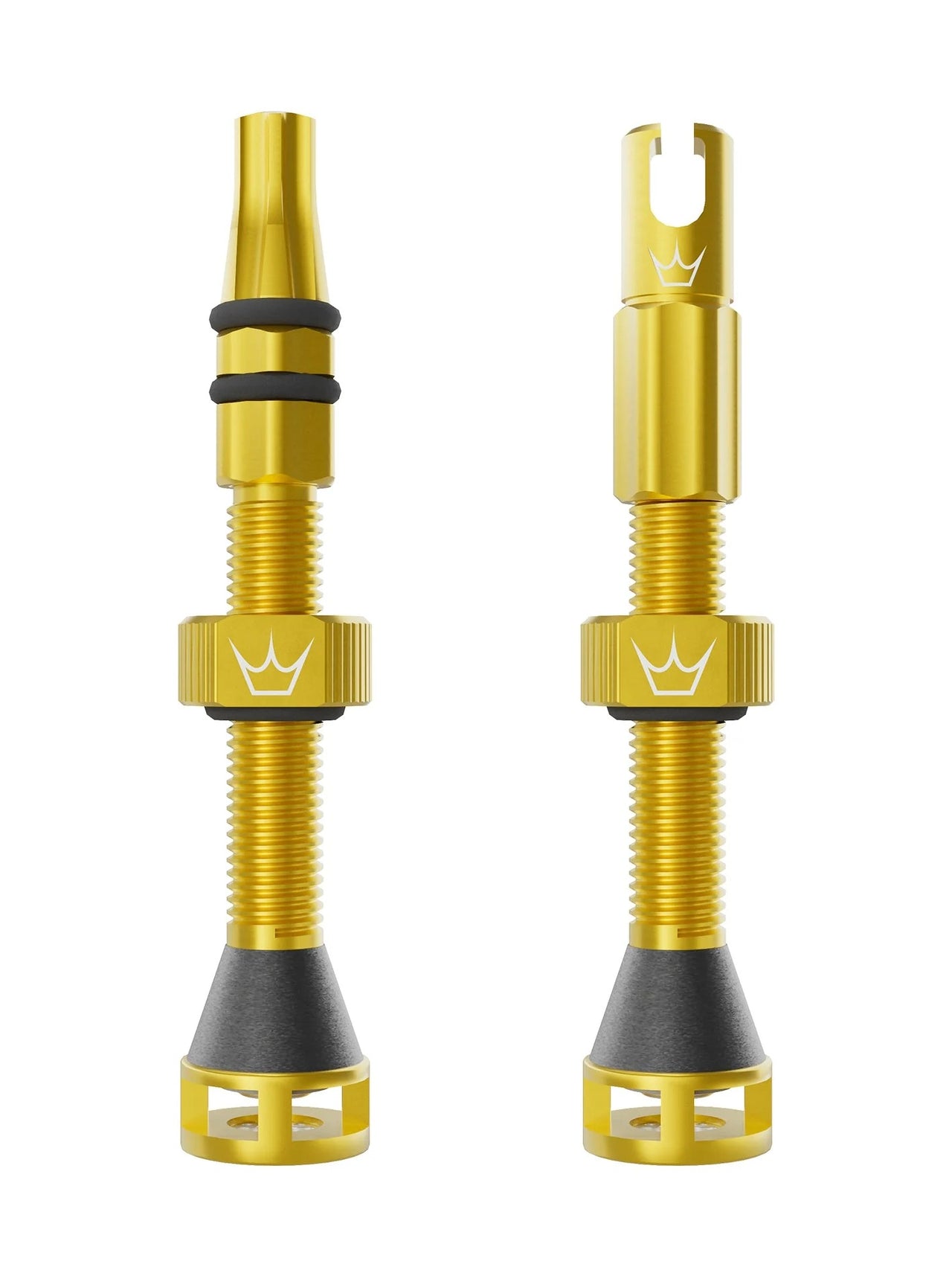 Válvulas Holeshot Fast Flow con herramientas 42 mm, Gold