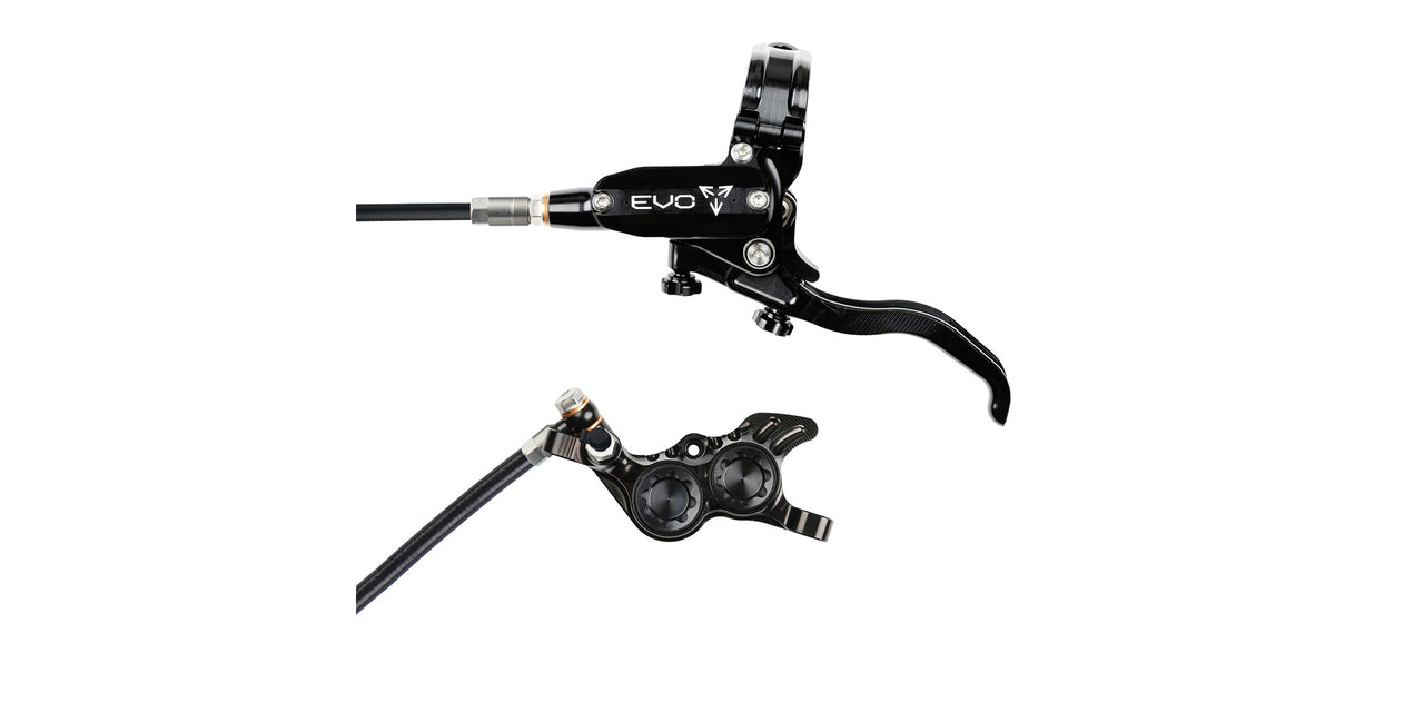 Freno Tech 4 EVO GR4 Disc Brake, Delantero y Trasero - 74mm, Negro