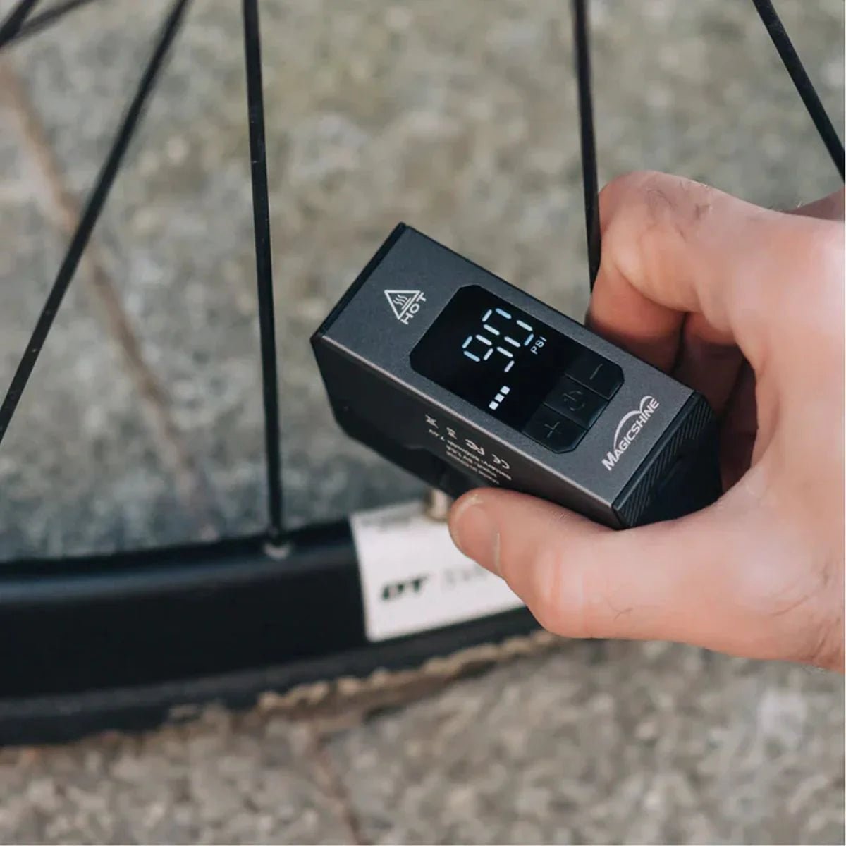 Mini Compresor Magicshine Airro Para Bicicletas 120PSI - Pidiendo Pista