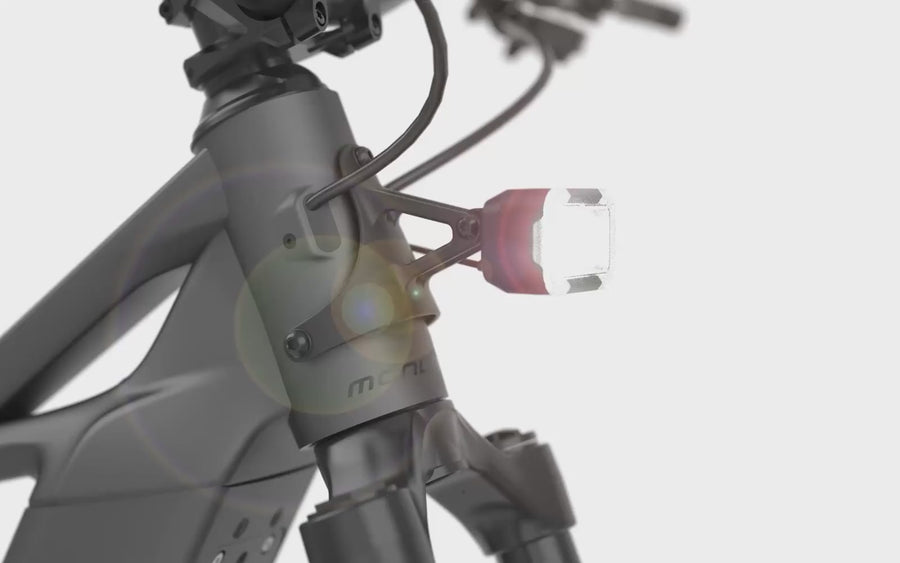 Luces y portaequipajes de la Mondraker Prime RX