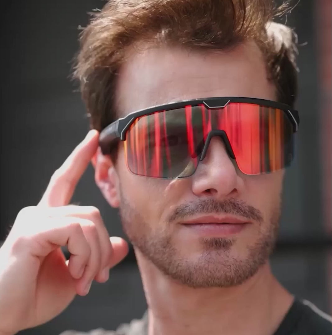 Gafas Music Shield Gen 2, Black/Fire
