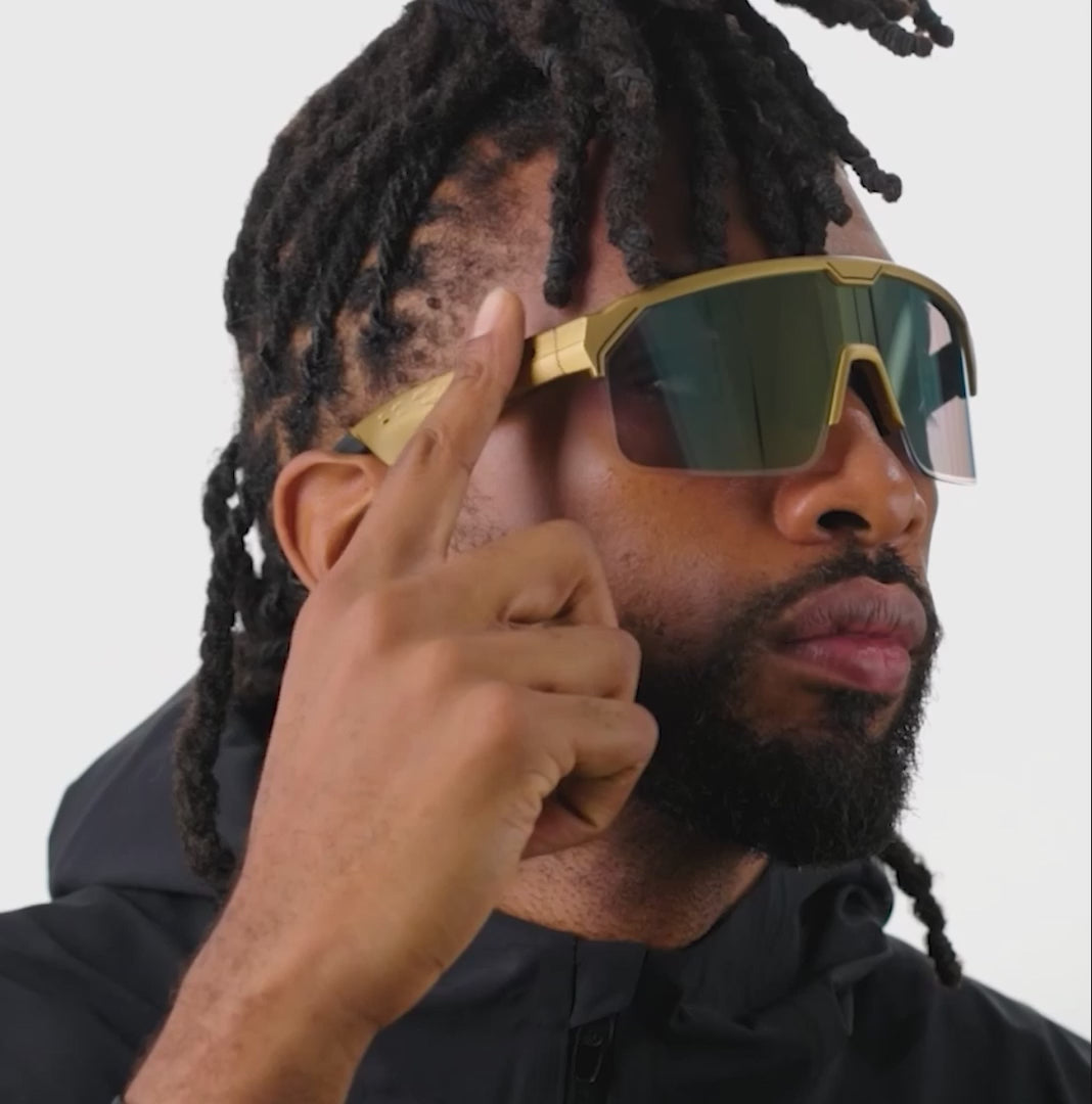 Gafas Music Shield Gen 2, Gold/Gold
