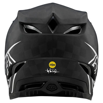 Casco D4 Carbono Stealth Negro Plateado