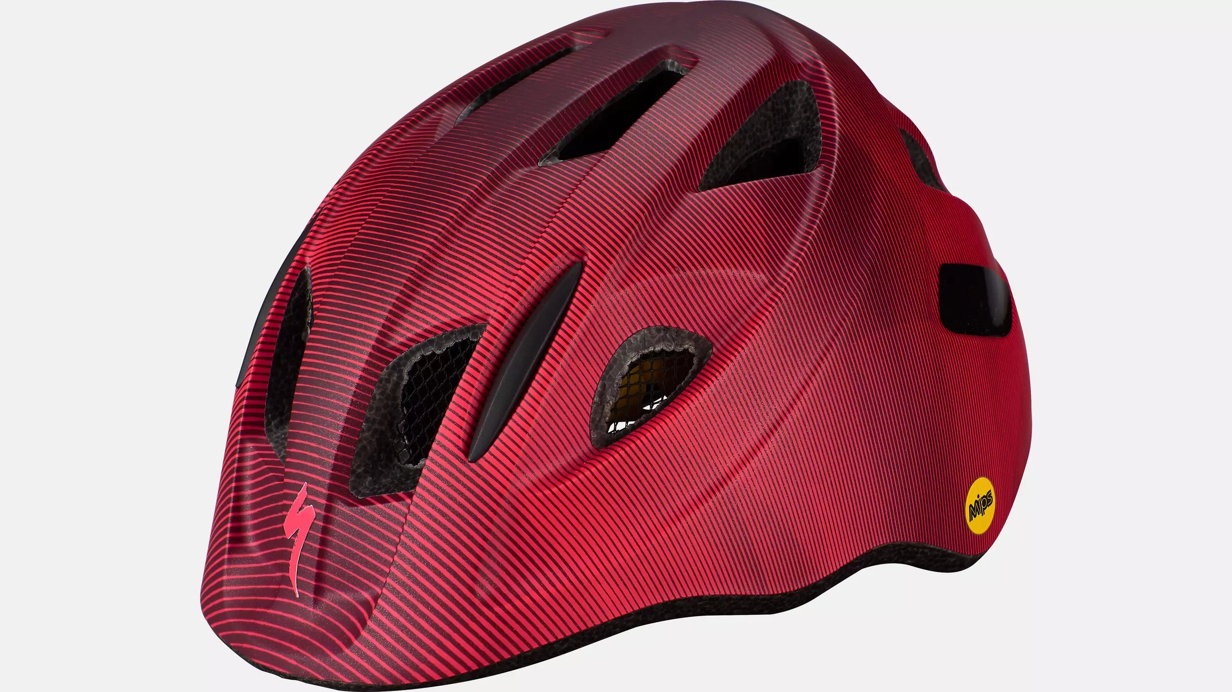 Casco Niño Mio, Cast Berry/Acid Pink Refraction