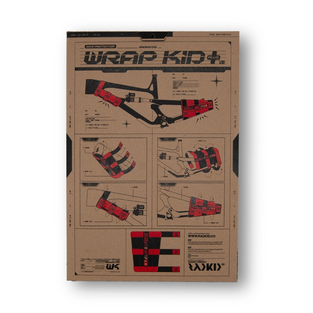 Protector de Transporte WrapKid PLUS,  Morado/Celeste