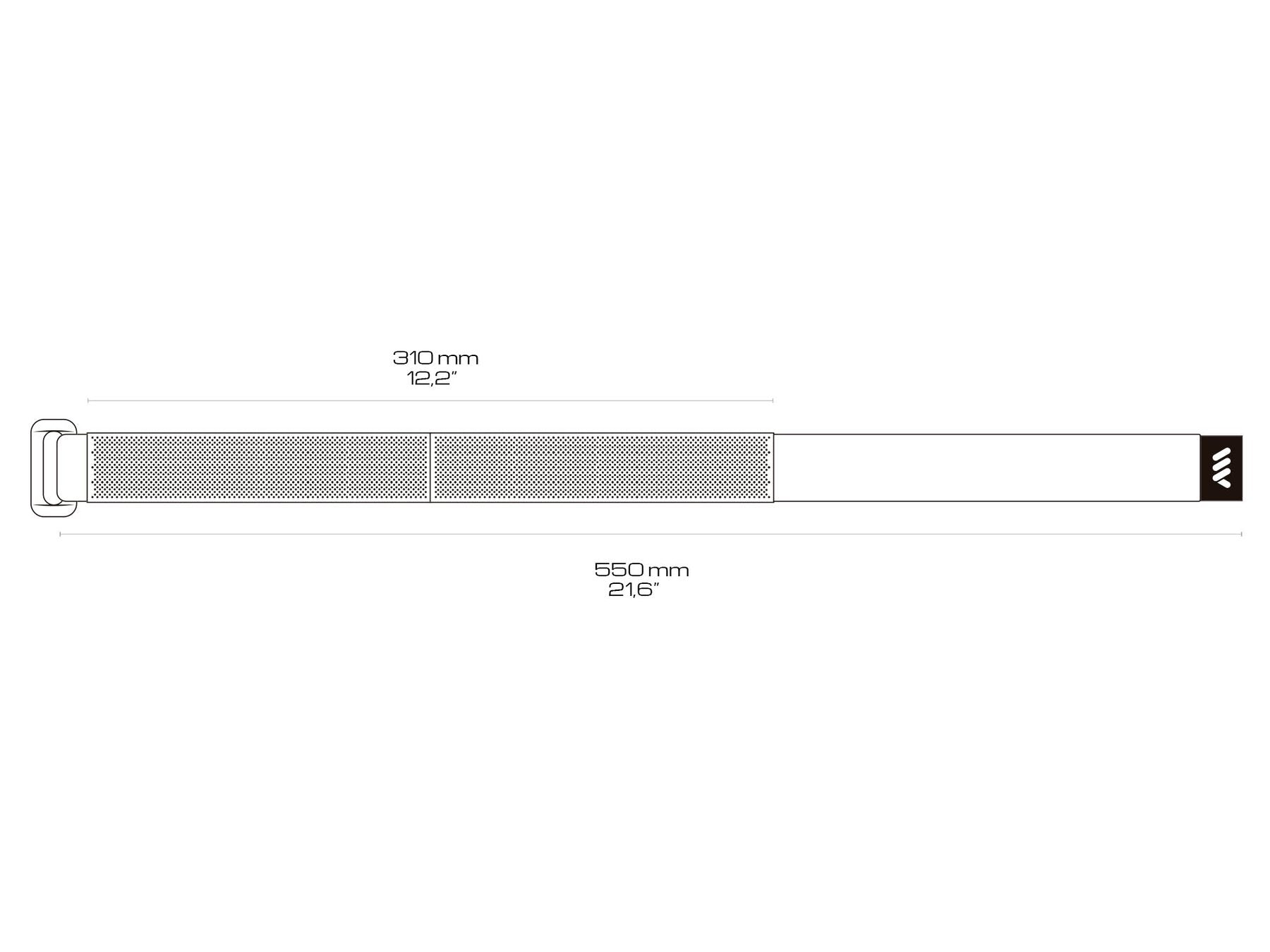 Correa de Hook&Loop, Roja