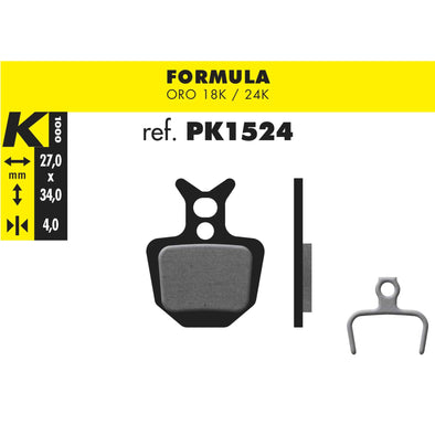 Pastillas de Freno, Formula Oro 18K, 24K