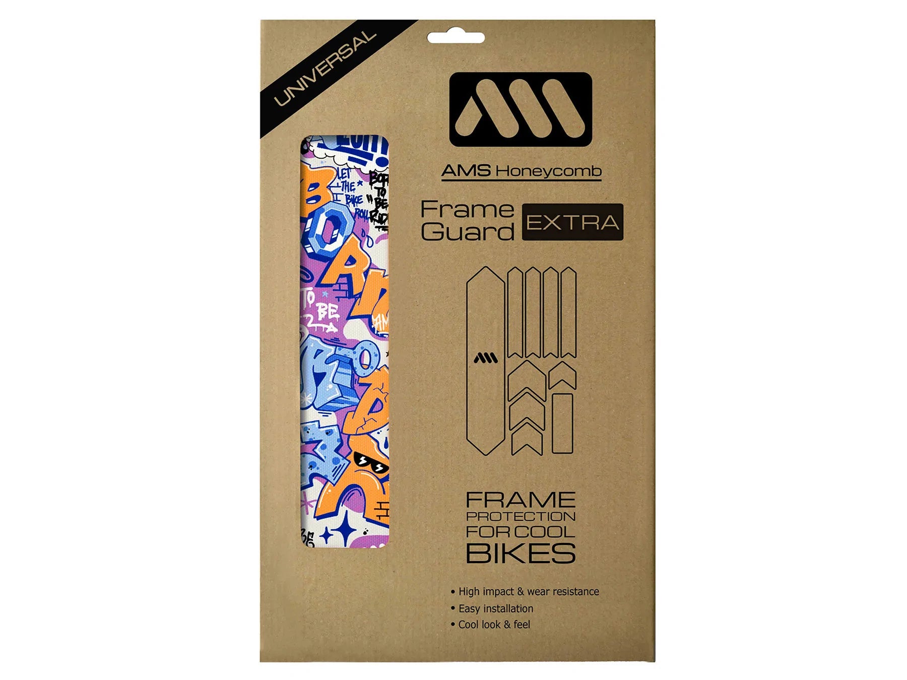 Protector Adhesivo Extra, Born to be Rider Azul