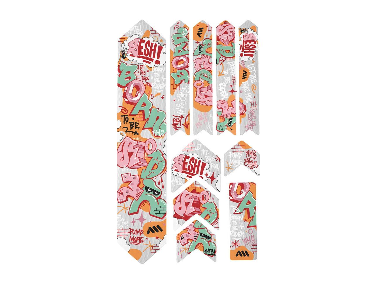 Protector Adhesivo Extra, Born to be Rider Rojo