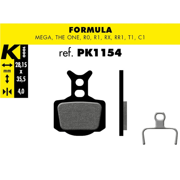 Pastillas de Freno, Formula Mega, The One, R0, R1, RX, RR1, T1, C1, Cura