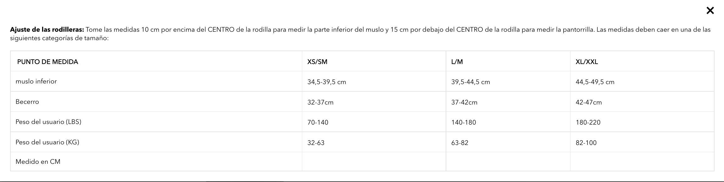 Rodilleras Stage Negras