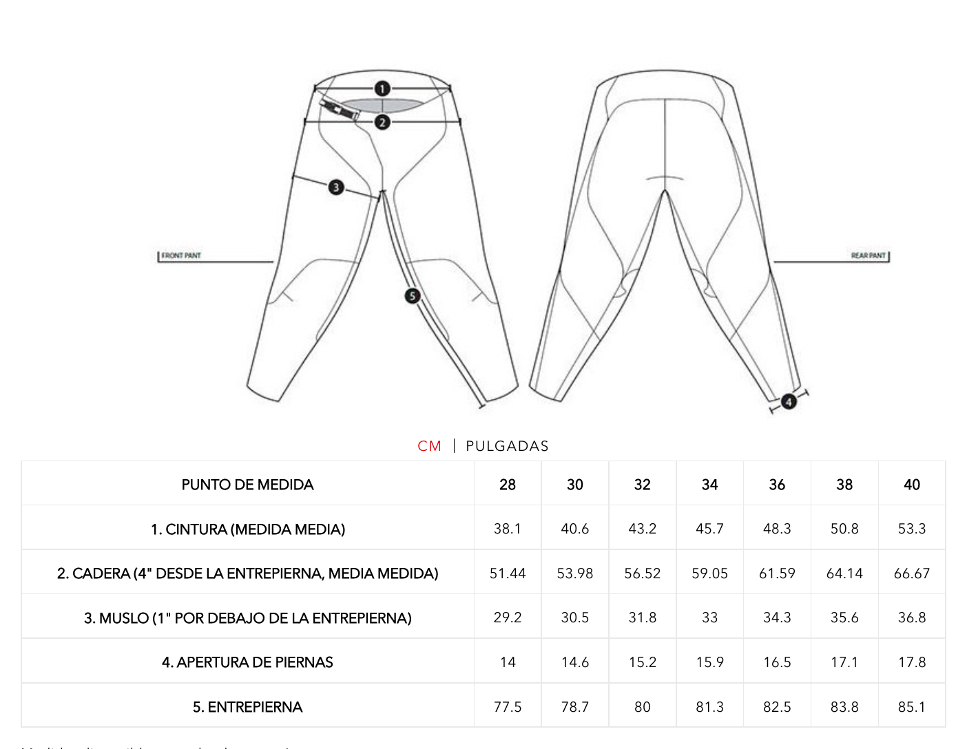 Pantalón Sprint, Negro