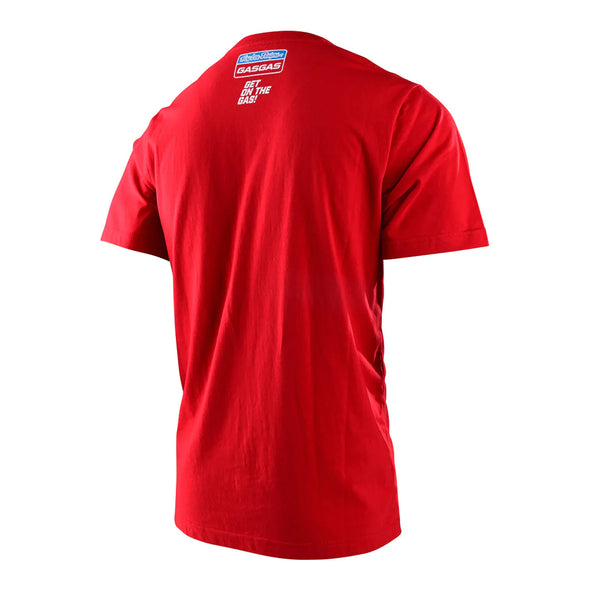 Camiseta Equipo Stock GasGas Rojo Manga Corta