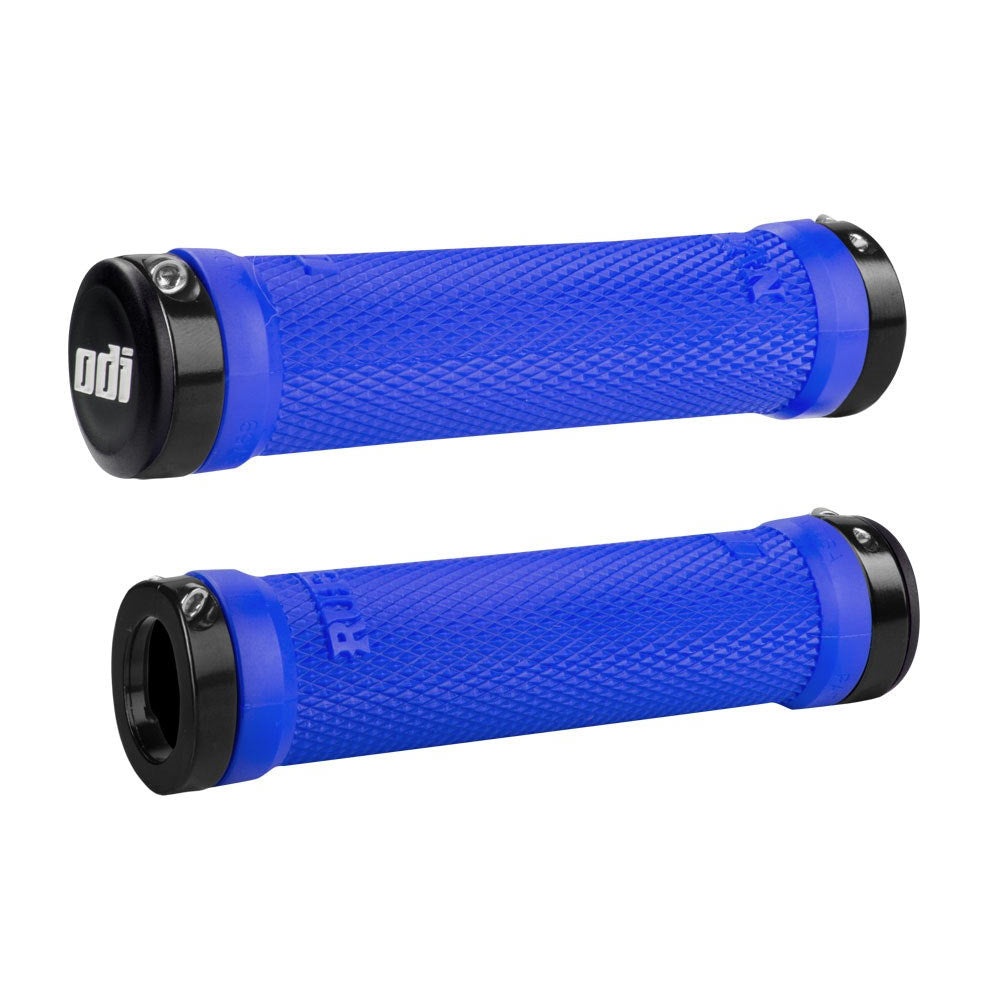 Grips ODI RUFFIAN LOCK-ON AZU/NEG 130MM